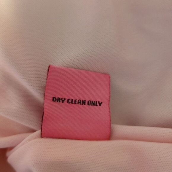 Betsey Johnson Dress 6 Pink Green Black Colorblock Sleeveless Knee Length Shift - Picture 7 of 7